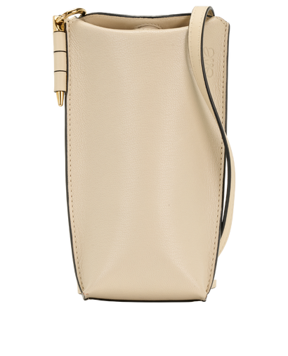 Gate Pocket Crossbody, &pound;250, Handbags, Cream, Leather, Front view